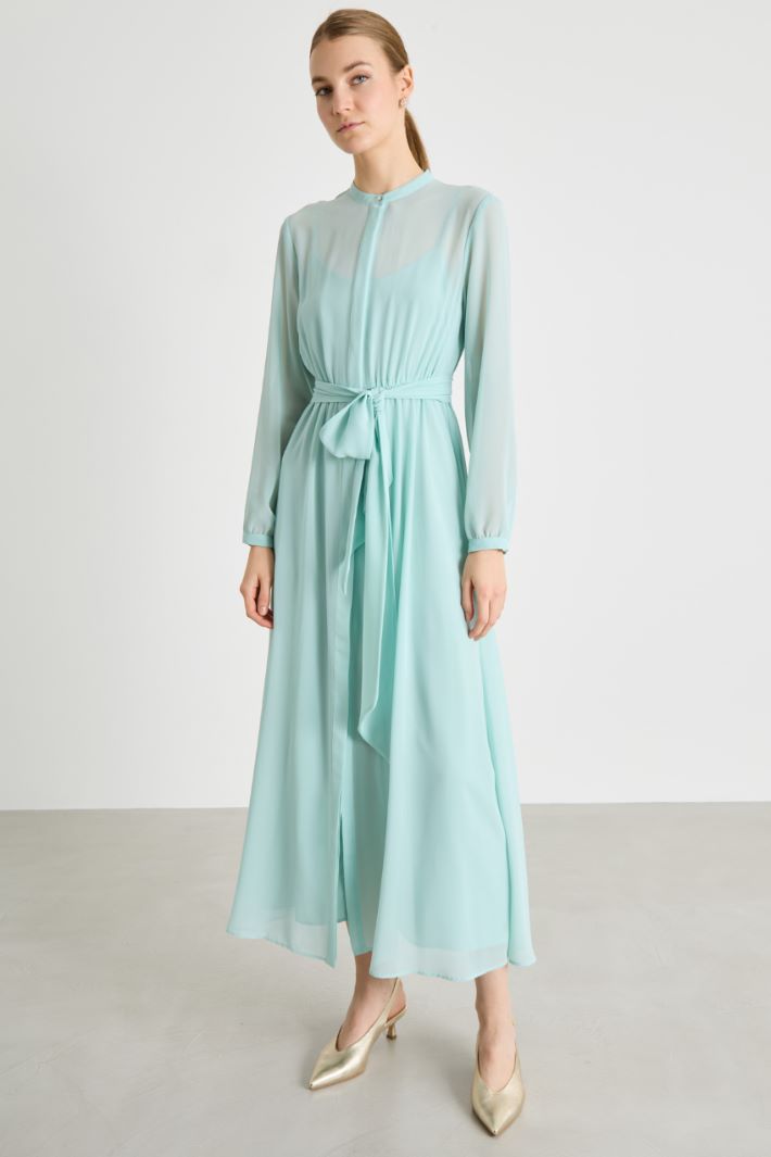 Georgette shirt dress Intrend - 2