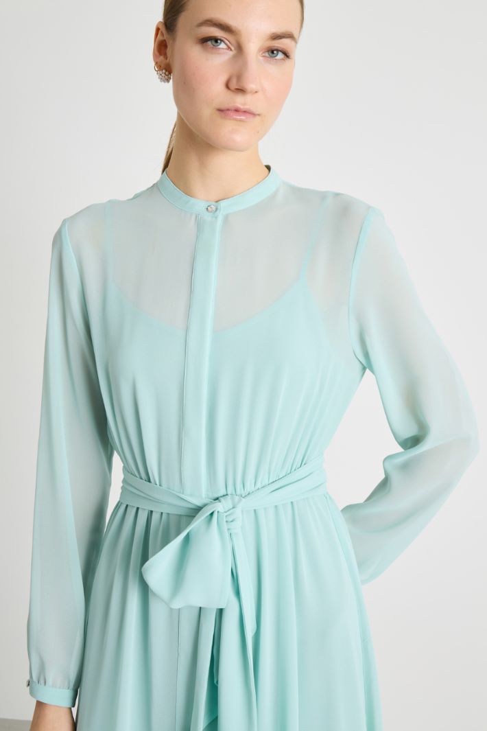Georgette shirt dress Intrend - 3