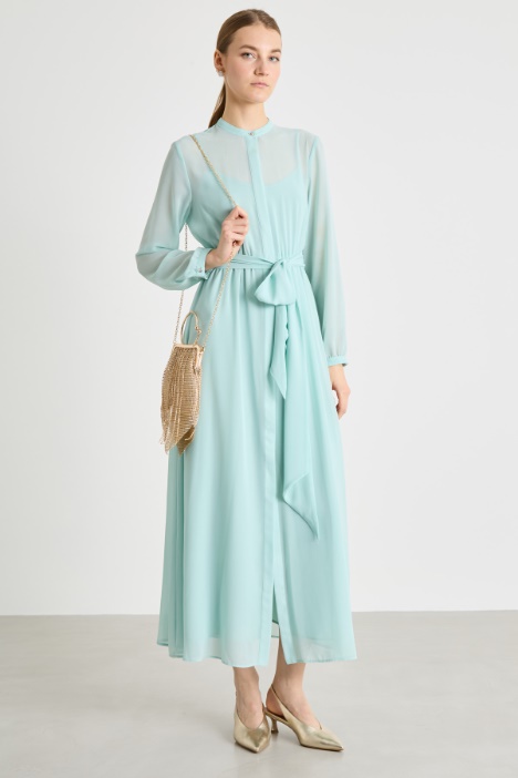 Georgette shirt dress Intrend