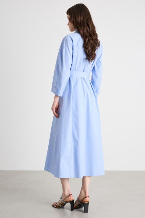 Abito chemisier in popeline