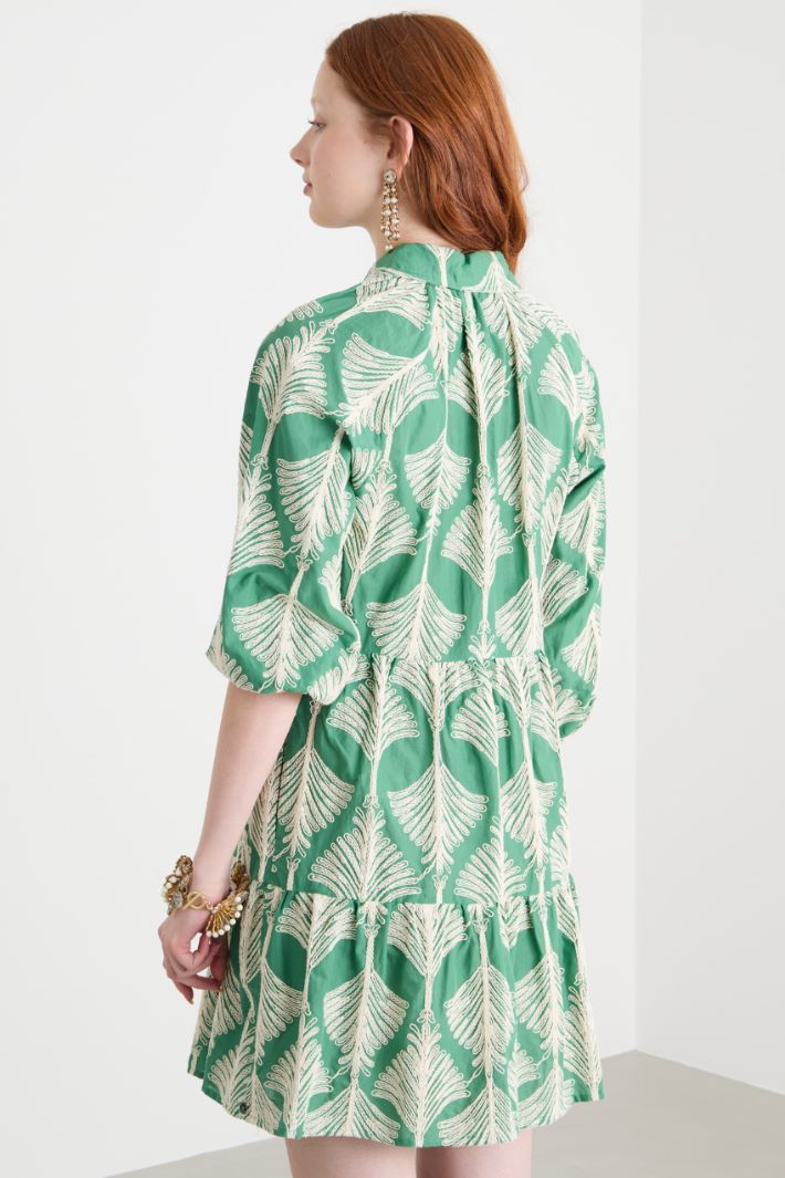 Chemisier in mussola ricamata Intrend - 4