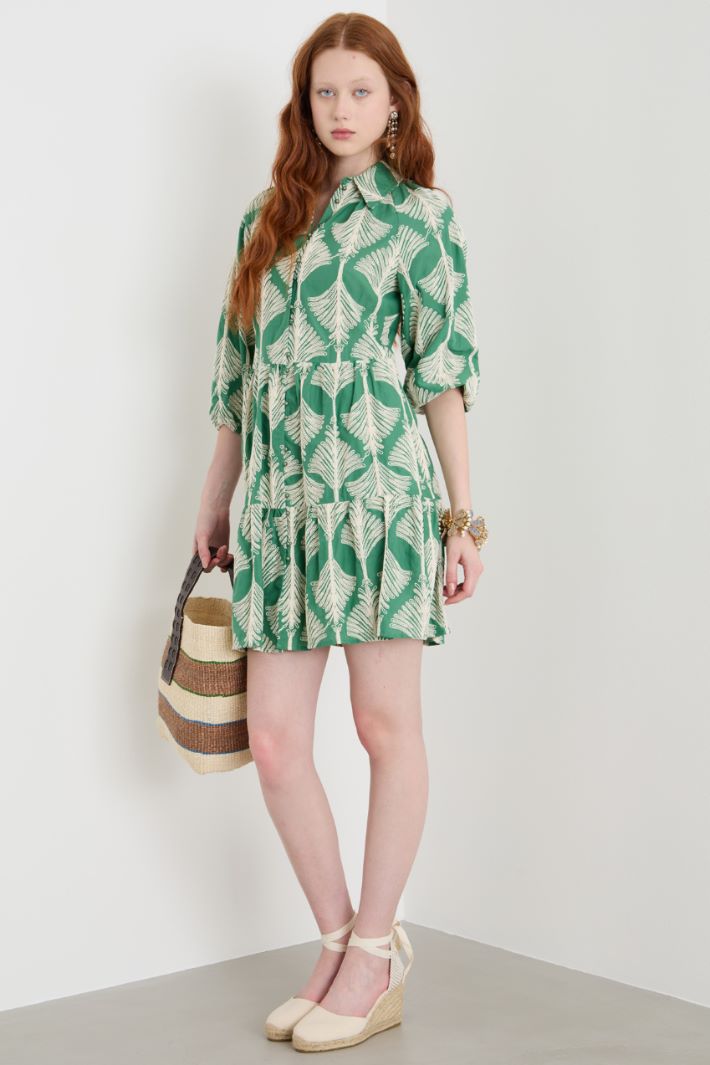 Chemisier in mussola ricamata Intrend