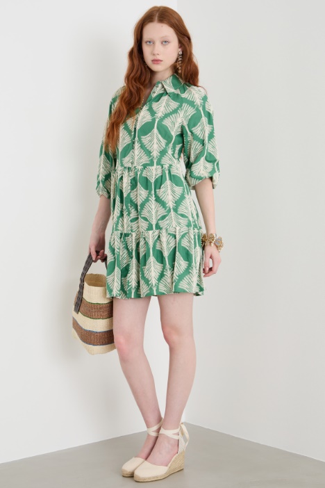 Chemisier in mussola ricamata Intrend