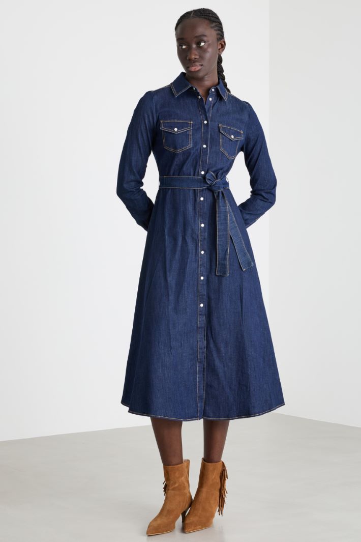 Abito con cintura Intrend - 2