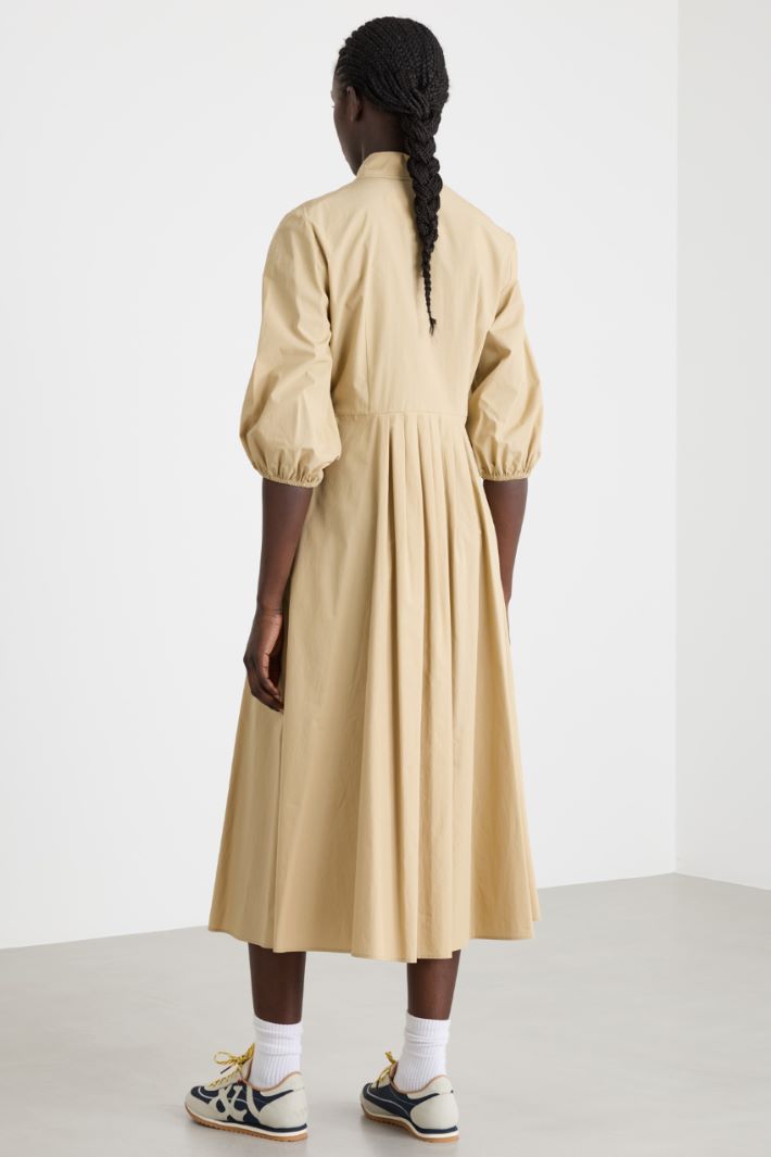 Chemisier in popeline con pieghe  Intrend - 4