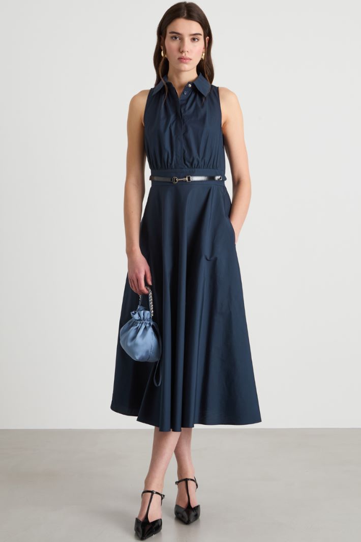 Sleeveless shirt dress Intrend