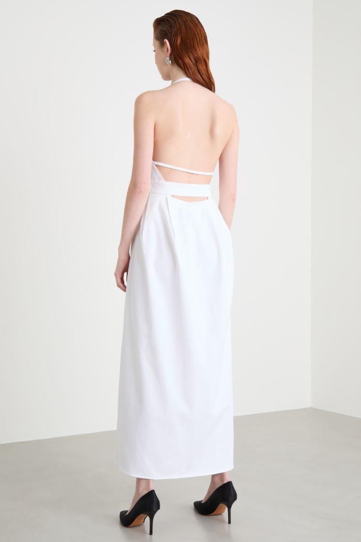 Sleeveless gabardine dress Intrend - 4