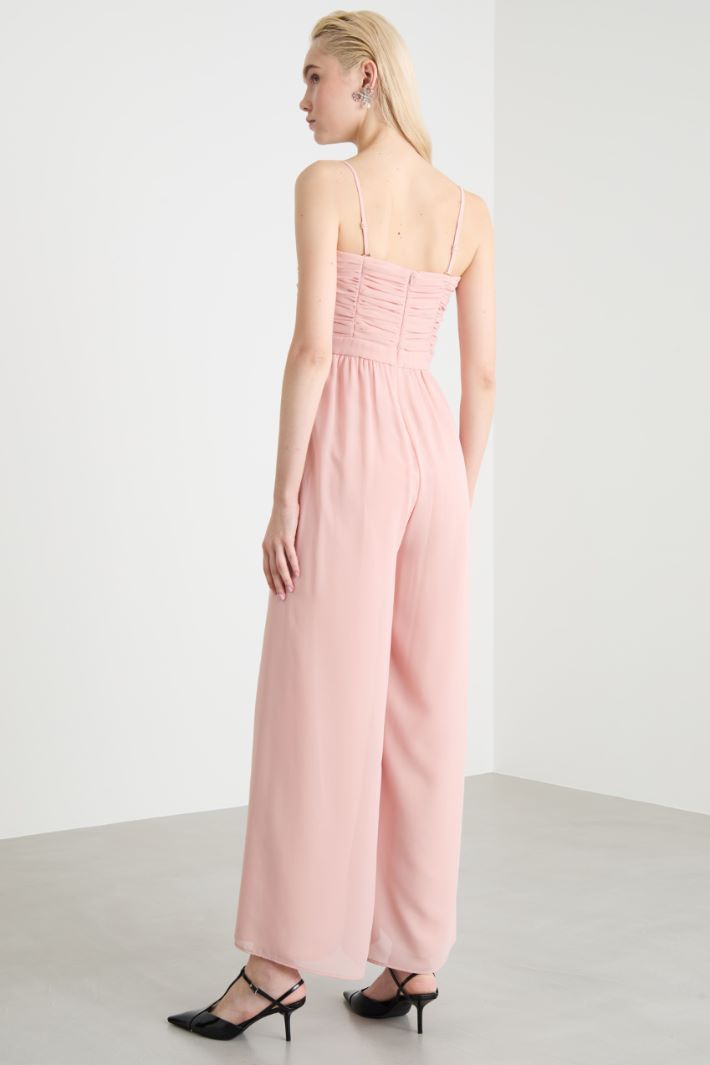 Georgette jumpsuit with shrug Intrend - 4