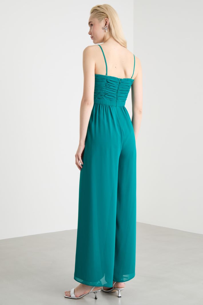 Georgette jumpsuit with shrug Intrend - 4