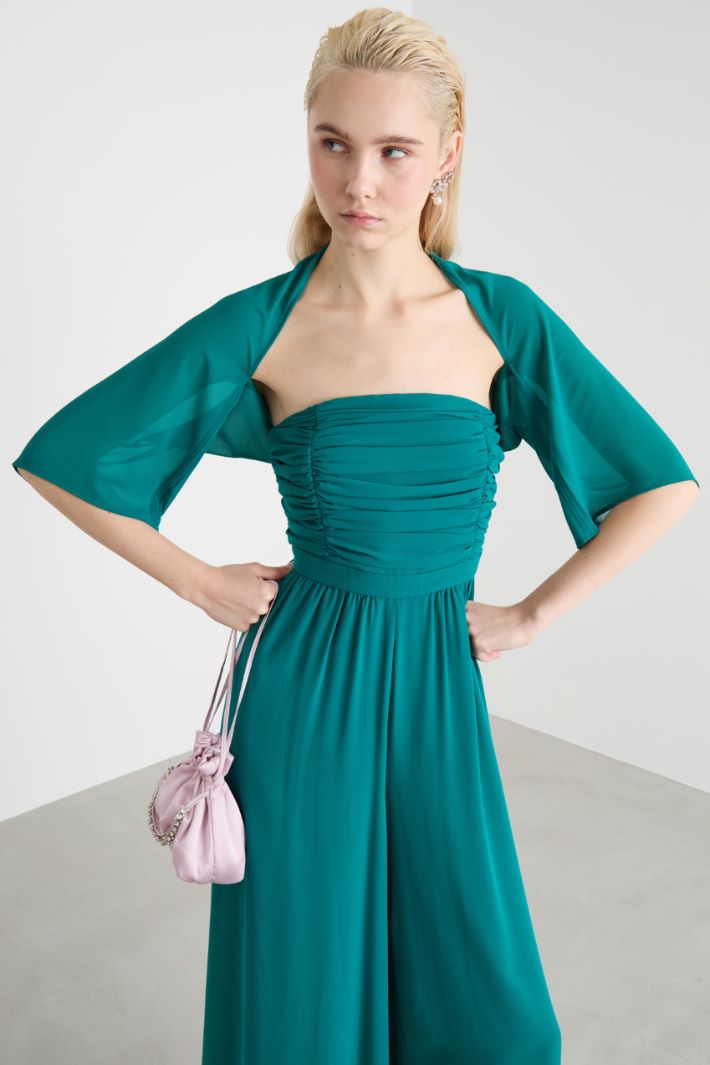 Georgette jumpsuit with shrug Intrend - 2