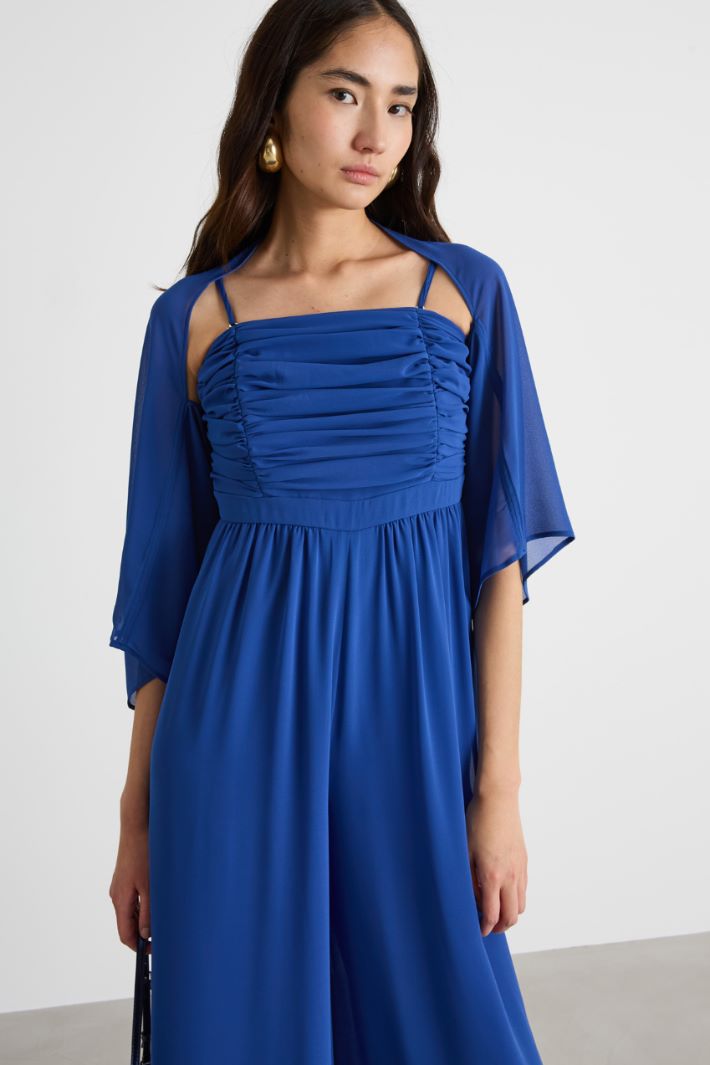 Georgette jumpsuit with shrug Intrend - 3