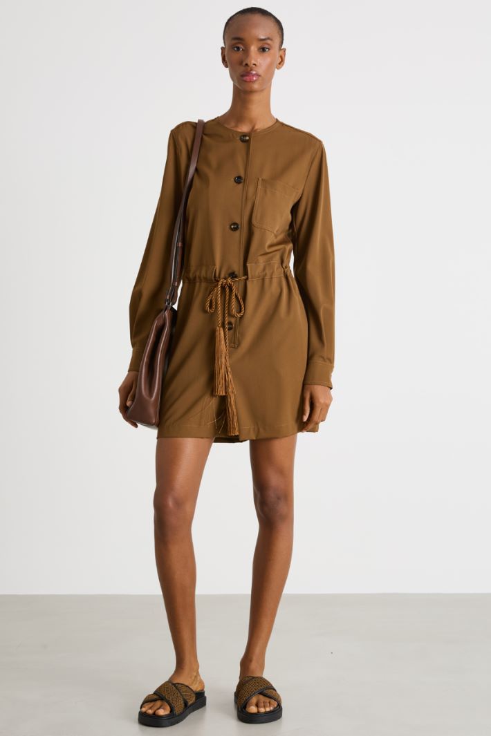 Gabardine playsuit Intrend