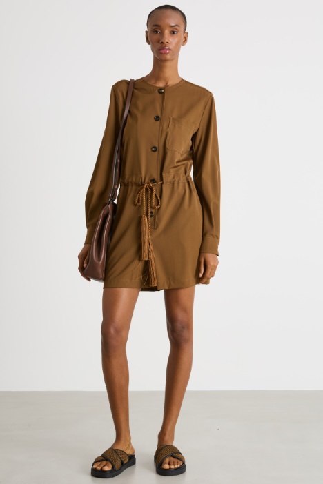 Gabardine playsuit Intrend