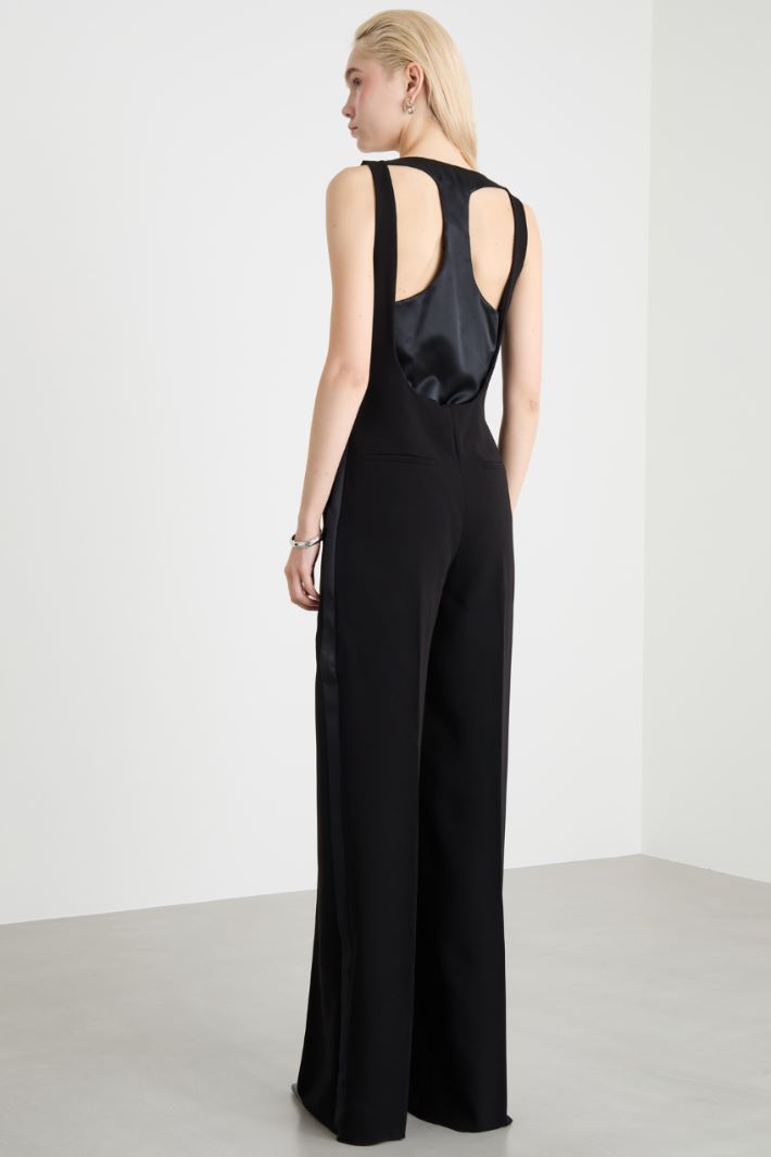 Tuxedo jumpsuit in cady Intrend - 4