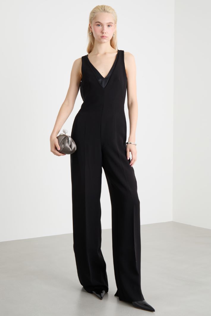 Tuxedo jumpsuit in cady Intrend