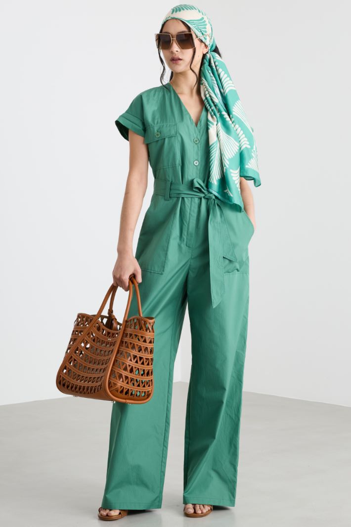 Tuta in popeline Intrend