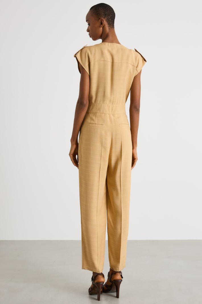 Fluid viscose jumpsuit Intrend - 4