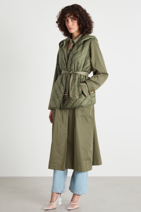 Hooded padded gilet Intrend