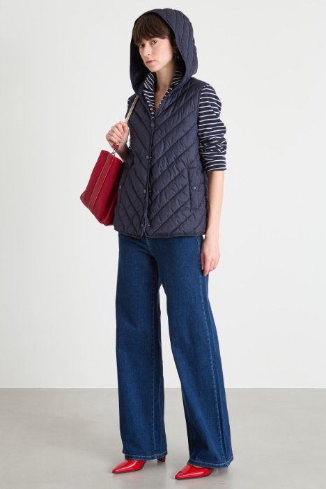 Hooded padded gilet Intrend