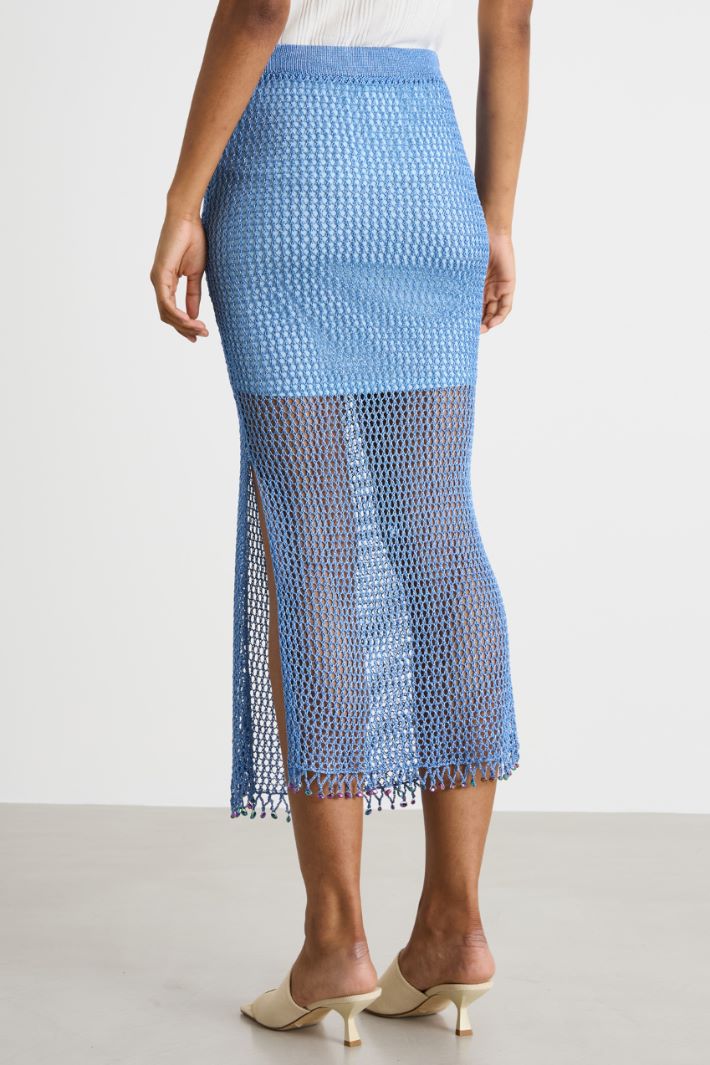 Mesh-knit skirt Intrend - 4