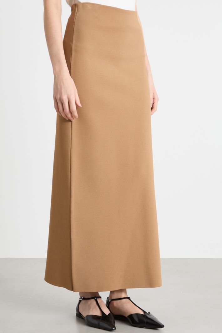 Elasticated-waist maxi skirt Intrend - 2