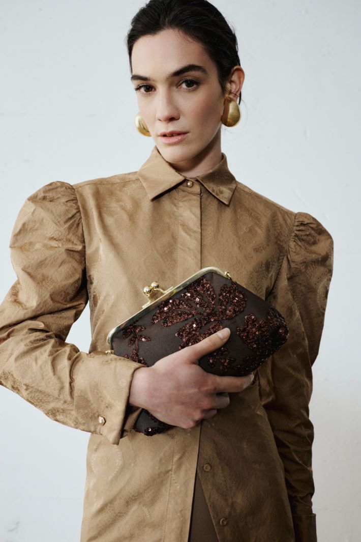 Elasticated-waist maxi skirt Intrend - 6