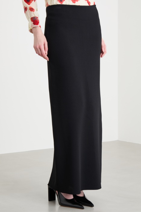 Gonna lunga con vita elasticizzata