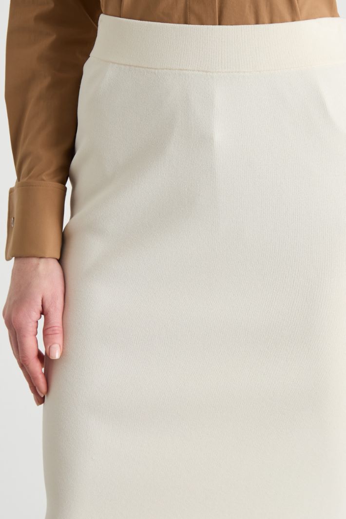 Slit-back pencil skirt Intrend - 3