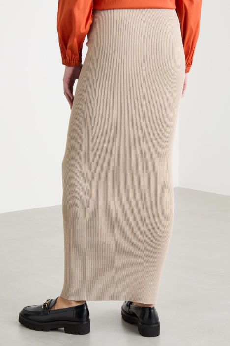 Gonna lunga in maglia