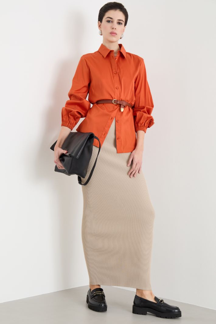 Long knitted skirt Intrend