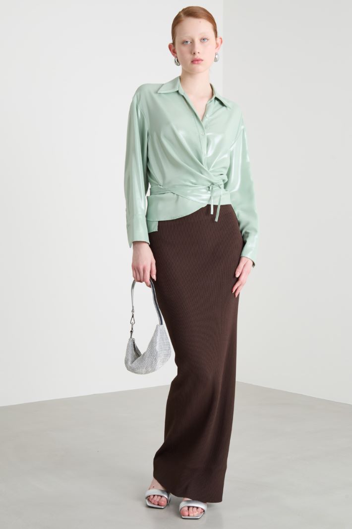 Long knitted skirt Intrend