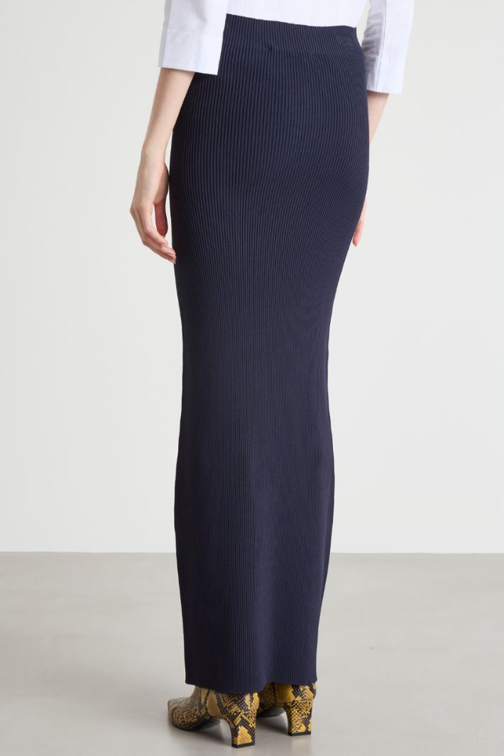Long knitted skirt Intrend - 4