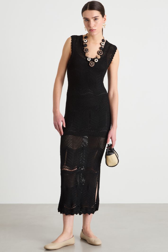 Abito in maglia traforata Intrend