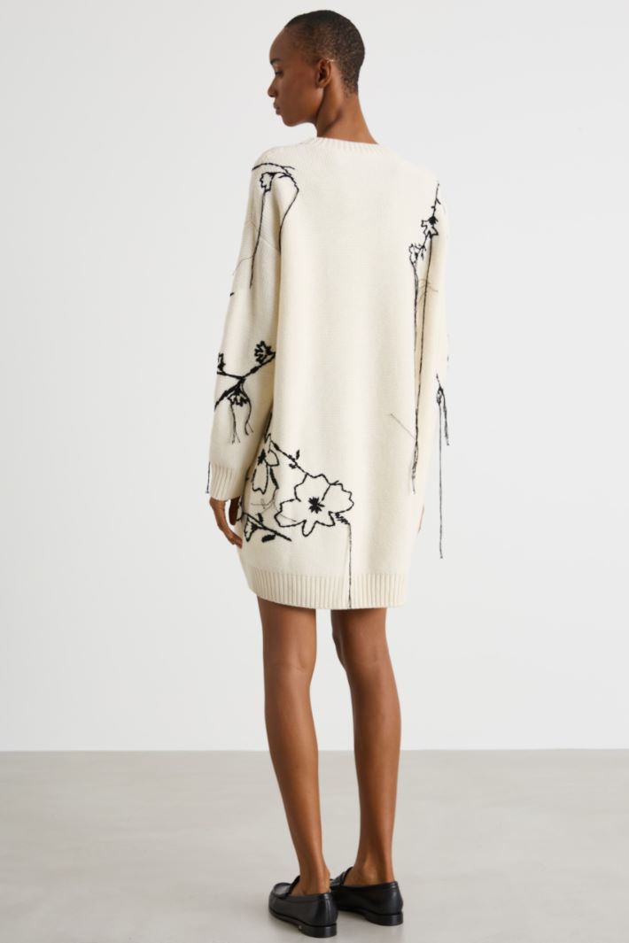 Abito in maglia ricamata Intrend - 4