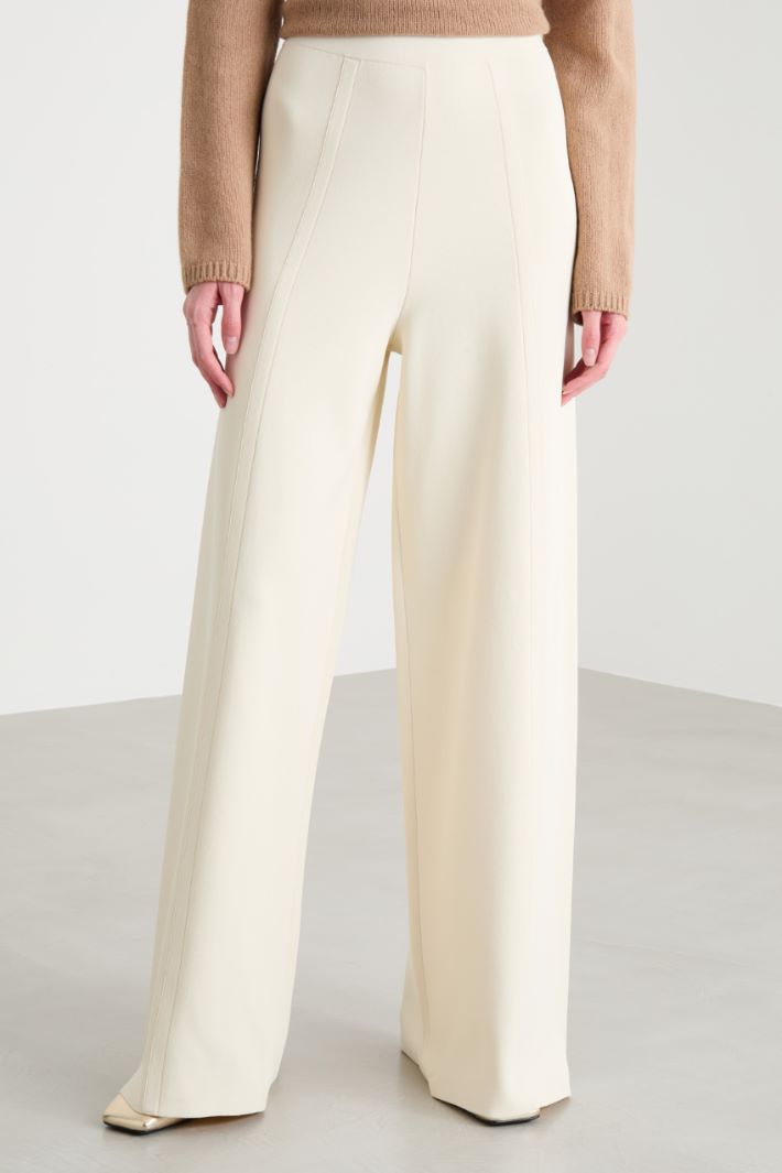 Pantalone palazzo in maglia Intrend - 2