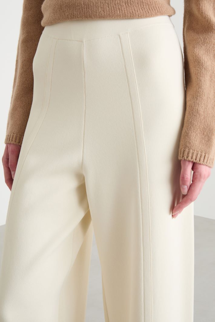 Pantalone palazzo in maglia Intrend - 3