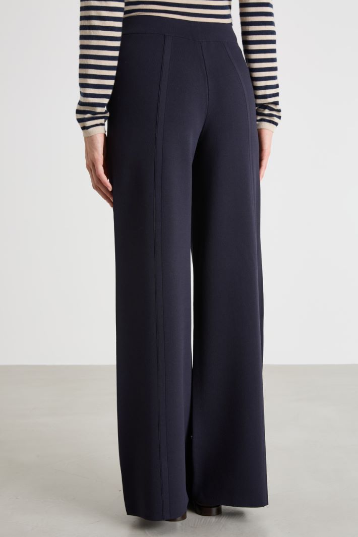 Knit palazzo trousers Intrend - 4