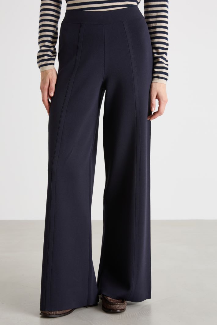 Knit palazzo trousers Intrend - 2