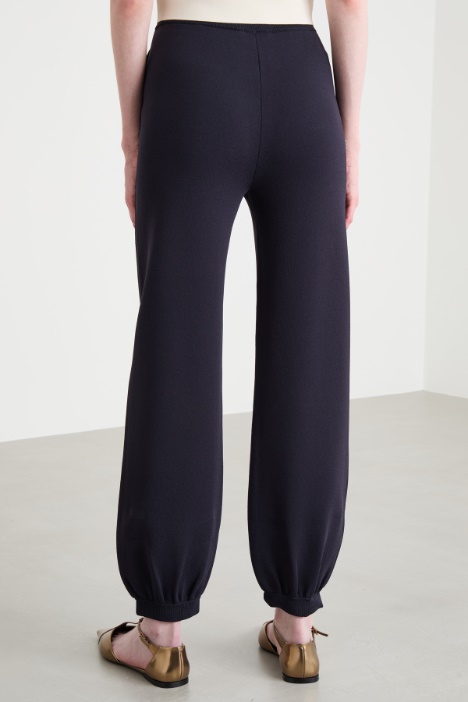 Pantalone jogging in maglia
