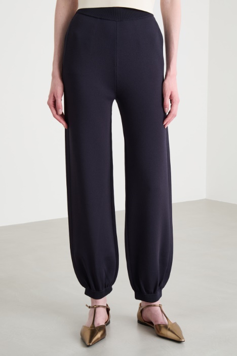 Pantalone jogging in maglia