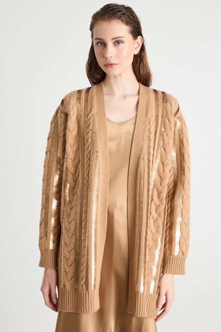 Sequin-embellished cardigan Intrend - 2
