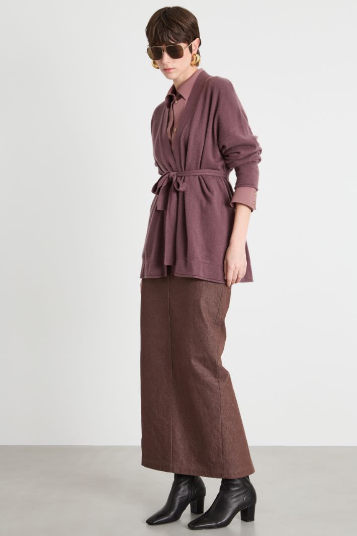 Cashmere robe cardigan Intrend