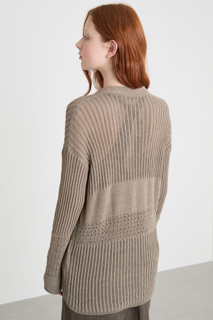 V-neck cardigan Intrend - 4