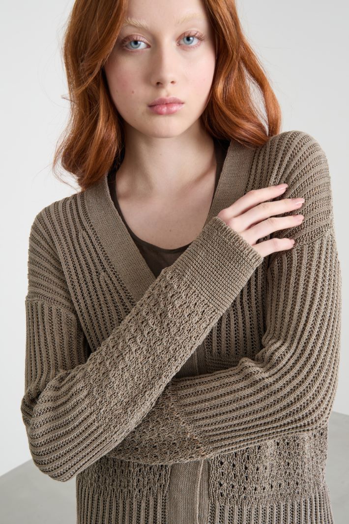 V-neck cardigan Intrend - 3