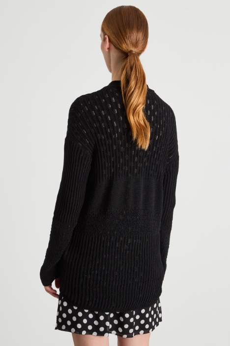 Cardigan con scollo a V