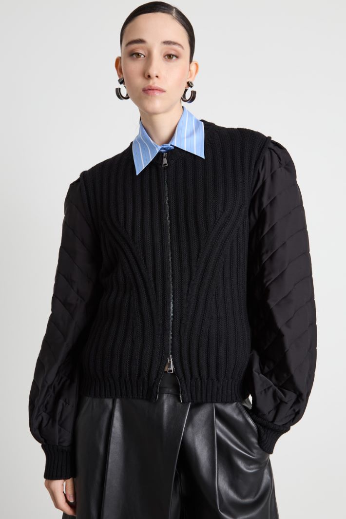 Puff-sleeve cardigan Intrend - 2