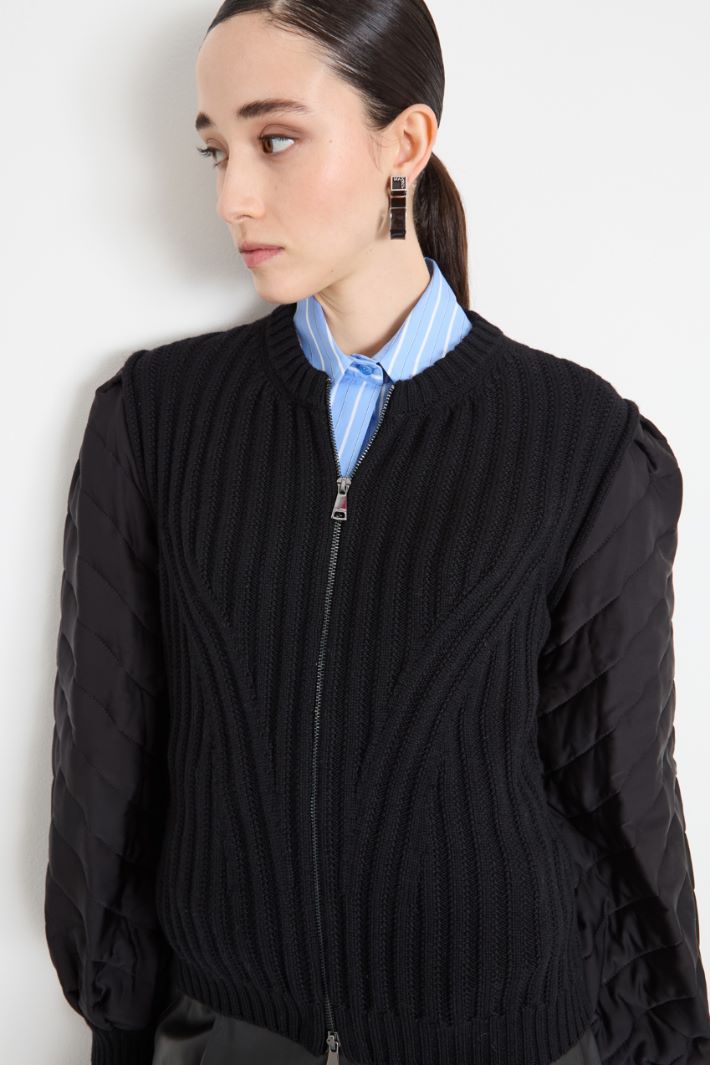 Puff-sleeve cardigan Intrend - 3