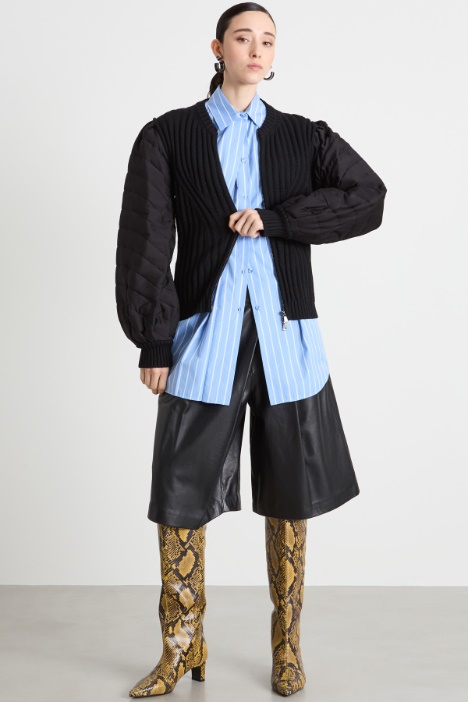 Puff-sleeve cardigan Intrend