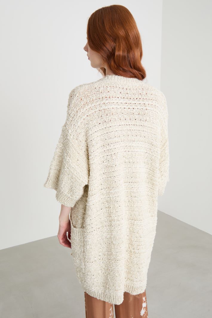 Open-front cardigan with pockets Intrend - 4