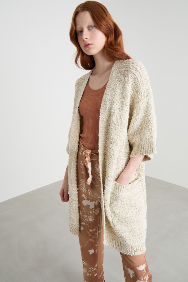 Open-front cardigan with pockets Intrend - 3